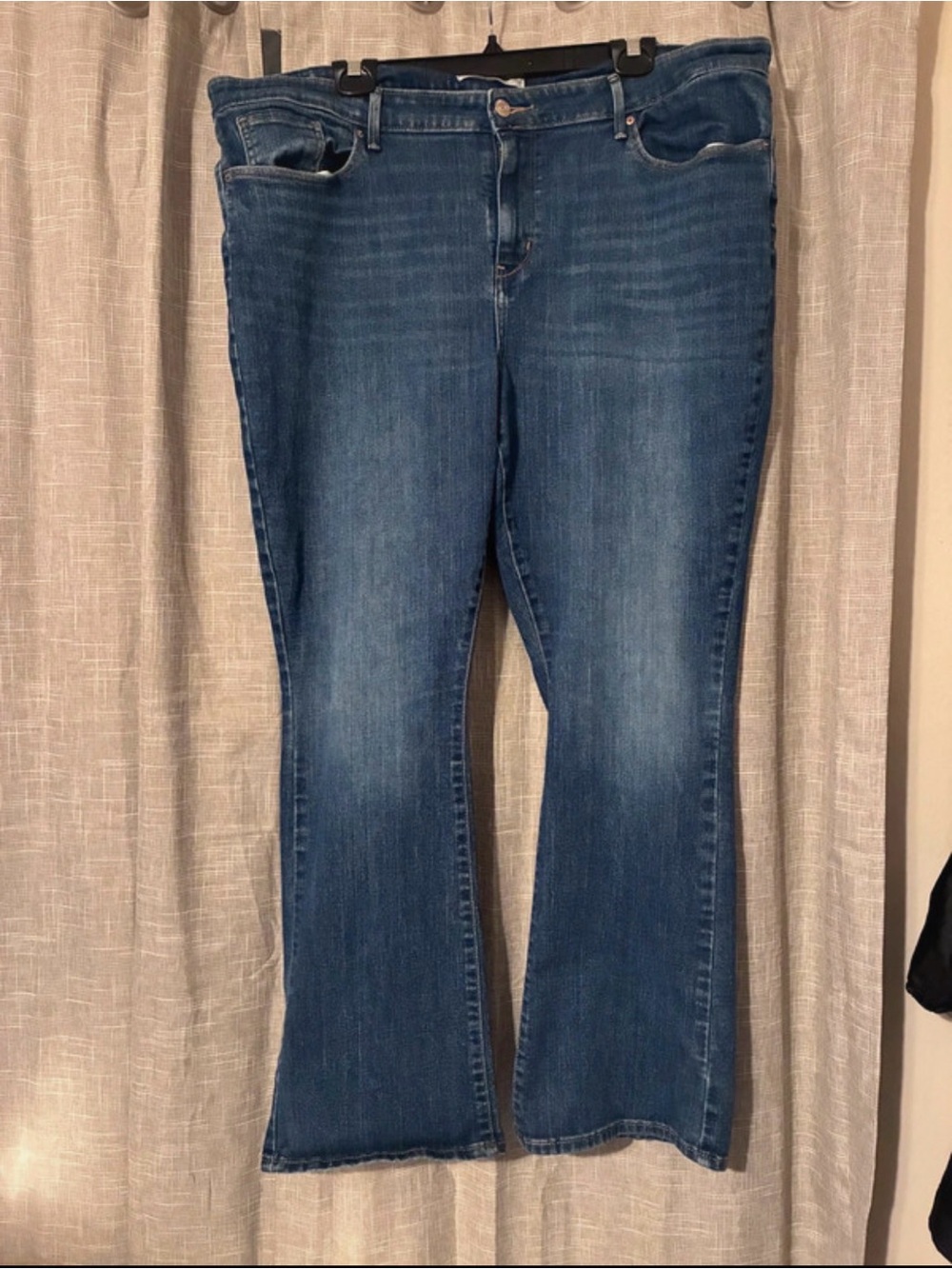 Signature by Levi Strauss Mid-Rise Bootcut Jeans Blue Women's Size 20W Short